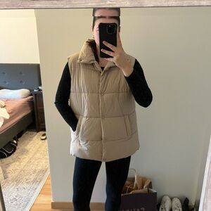 Cotton On Tan Puffer Vest